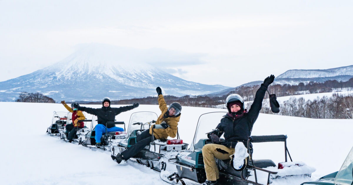 スキー Snow Snowmobiling Sightseeing Tours | Ki Niseko Ski-In Ski-Out Hotel