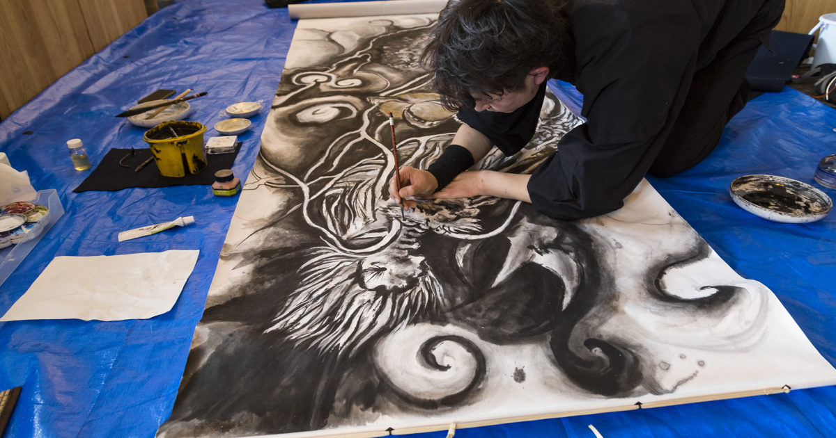 Dragon-Live-Painting-
